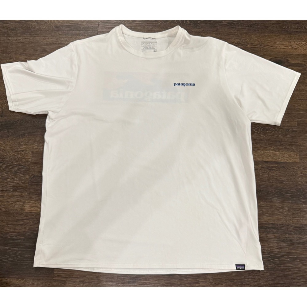 Patagonia Capilene Cool Daily Graphic T-Shirt Mens XL White